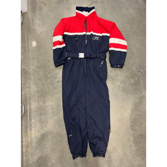 Bogner Ski Suit One Piece Snowsuit Snow Bib Retro Vintage Jumpsuit 42 Mens Large - Picture 1 of 7